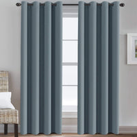 H.VERSAILTEX Room Darkening Curtains for Living Room Blackout Thermal Insulated Energy Efficient Winow Treatment Extra Long Curtains/Drapes, Grommet Top, One Panel