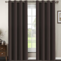 2pcs H.VERSAILTEX Blackout Curtains for Bedroom 84 Inches Length Thermal Insulated Window Curtains for Living Room, Christmas Deals Curtain Panels, Antique Grommet