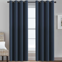 2pcs H.VERSAILTEX Blackout Curtains for Bedroom 84 Inches Length Thermal Insulated Window Curtains for Living Room, Christmas Deals Curtain Panels, Antique Grommet