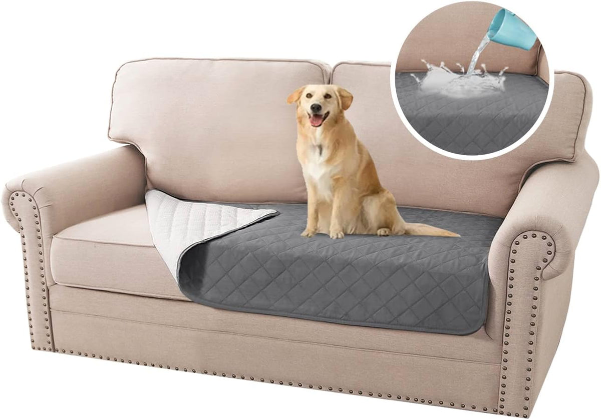 H.VERSAILTEX 100% Waterproof Sofa Cushion Cover Washable Dog Bed Cover Non-Slip Pet Blanket for Sofa Cushion Protector Cover Soft Seat Cushion Cover Sofa Cover