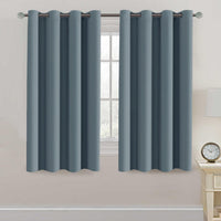 2pcs H.VERSAILTEX Blackout Curtains for Bedroom 84 Inches Length Thermal Insulated Window Curtains for Living Room, Christmas Deals Curtain Panels, Antique Grommet