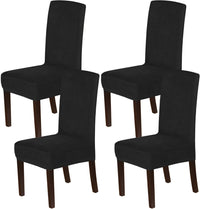 H.VERSAILTEX Velvet Dining Chair Covers Stretch Parson Chair Slipcovers, Set of 2