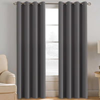 2pcs H.VERSAILTEX Blackout Curtains for Bedroom 84 Inches Length Thermal Insulated Window Curtains for Living Room, Christmas Deals Curtain Panels, Antique Grommet