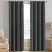 H.VERSAILTEX Room Darkening Curtains for Living Room Blackout Thermal Insulated Energy Efficient Winow Treatment Extra Long Curtains/Drapes, Grommet Top, One Panel