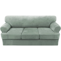 Sofa Slipcovers Thick Velvet Couch Cover Stretch T Cushion Sofa Covers Individual T Cushion Covers,