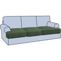 Stretch T Cushion Sofa Slipcovers Individually Sofa Cushion Covers Jacquard Fabric