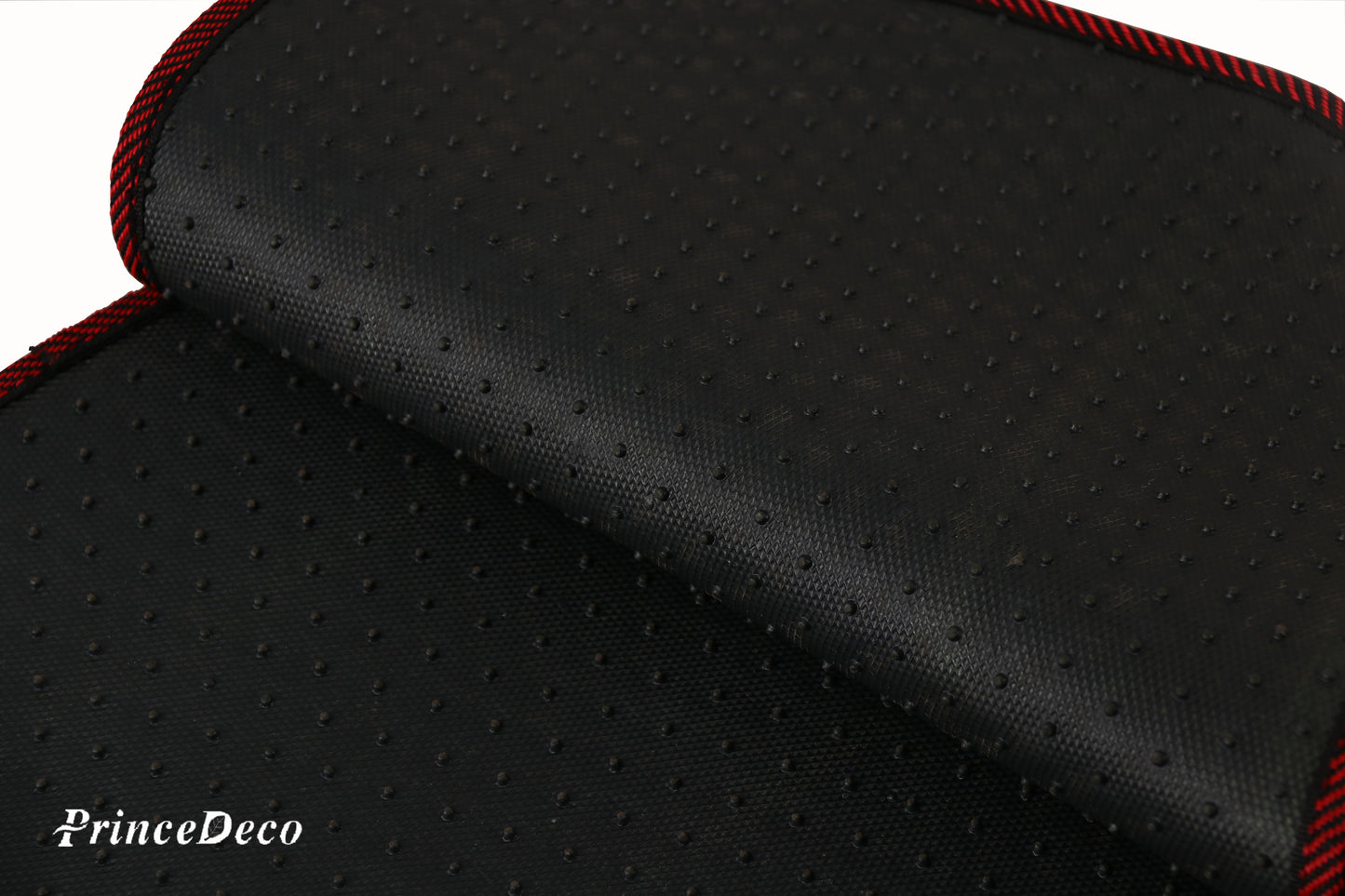 PrinceDeco Classic Carpet Floor Mats for Car & Auto(Black)
