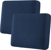 H.VERSAILTEX Super Stretch Individual Seat Cushion Covers Sofa Covers Couch Cushion Covers Slipcover Sets Thick Jacquard Textured Twill Fabric