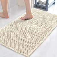 H.VERSAILTEX Absorbent Non-Slip Waffle Bath Mat – Quick Dry & Machine Washable