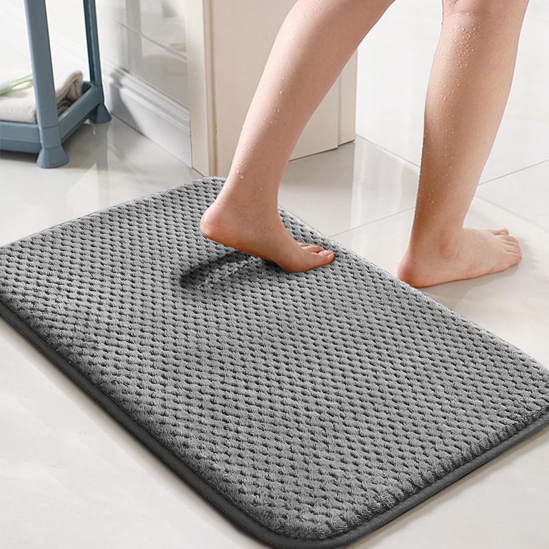 H.VERSAILTEX Memory Foam Bath Mat Rug Quick Drying Bathroom Rug for Floor