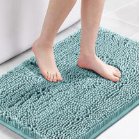 H.VERSAILTEX Bath Rug, Bath Mat Non Slip Bath Mats for Bathroom Floor, Bathroom Rug Extra Thick Chenille Rug Absorbent Soft Shaggy Washable Dry Fast Plush Rugs for Bathtubs