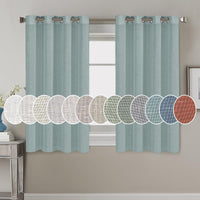 H.VERSAILTEX Elegant Natural Linen Blended Energy Efficient Light Filtering Linen Textured Curtains/Nickel Grommet Window Treatments Panels/Drapes