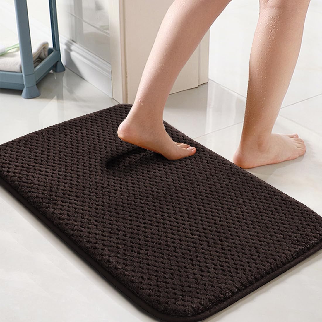 H.VERSAILTEX Memory Foam Bath Mat Rug Quick Drying Bathroom Rug for Floor