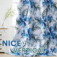 Floral Printed 100% Blackout Curtains for Bedroom