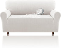 H.VERSAILTEX Jacquard Waterproof Sofa Slipcover – Stretch Couch Cover with Elastic Bottom