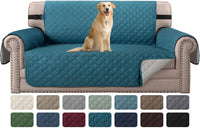 H.VERSAILTEX Sofa Protector for Dogs/Cats/Pets Sofa Slipcover Quilted Furniture Protector with Non Slip Elastic Strap Water Resistant Sofa Covers Couch Covers Seat Width: