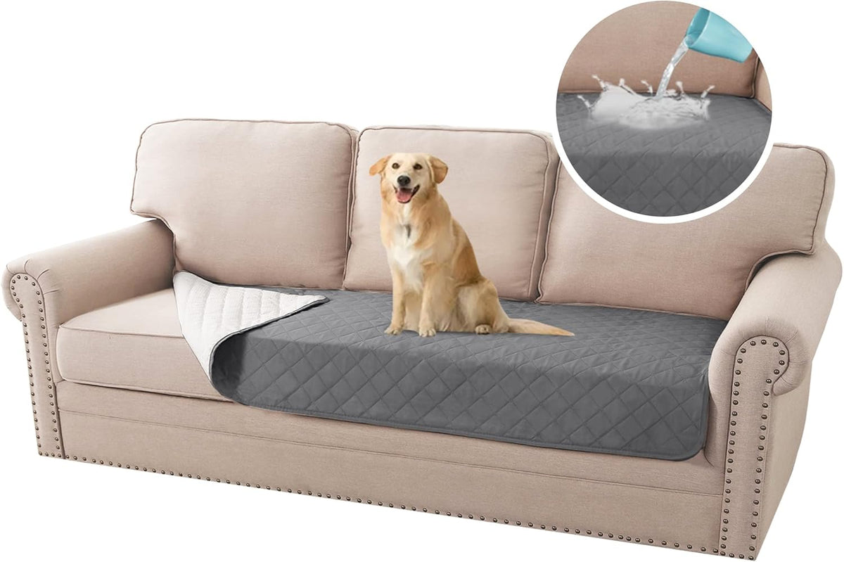 H.VERSAILTEX 100% Waterproof Sofa Cushion Cover Washable Dog Bed Cover Non-Slip Pet Blanket for Sofa Cushion Protector Cover Soft Seat Cushion Cover Sofa Cover