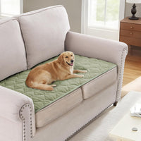H.VERSAILTEX Chenille Couch Cover Fuzzy Sofa Cover Anti Slip Washable with Strap for Pets