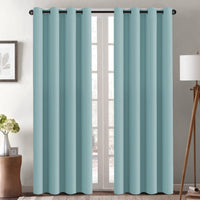 2pcs H.VERSAILTEX Blackout Curtains for Bedroom 84 Inches Length Thermal Insulated Window Curtains for Living Room, Christmas Deals Curtain Panels, Antique Grommet