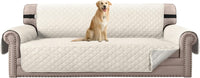 H.VERSAILTEX Sofa Protector for Dogs/Cats/Pets Sofa Slipcover Quilted Furniture Protector with Non Slip Elastic Strap Water Resistant Sofa Covers Couch Covers Seat Width: