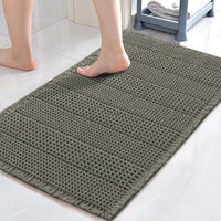 H.VERSAILTEX Absorbent Non-Slip Waffle Bath Mat – Quick Dry & Machine Washable