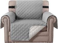 H.VERSAILTEX Sofa Protector for Dogs/Cats/Pets Sofa Slipcover Quilted Furniture Protector with Non Slip Elastic Strap Water Resistant Sofa Covers Couch Covers Seat Width: