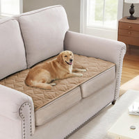 H.VERSAILTEX Chenille Couch Cover Fuzzy Sofa Cover Anti Slip Washable with Strap for Pets