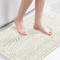 H.VERSAILTEX Bath Rug, Bath Mat Non Slip Bath Mats for Bathroom Floor, Bathroom Rug Extra Thick Chenille Rug Absorbent Soft Shaggy Washable Dry Fast Plush Rugs for Bathtubs