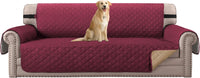 H.VERSAILTEX Sofa Protector for Dogs/Cats/Pets Sofa Slipcover Quilted Furniture Protector with Non Slip Elastic Strap Water Resistant Sofa Covers Couch Covers Seat Width: