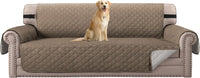 H.VERSAILTEX Sofa Protector for Dogs/Cats/Pets Sofa Slipcover Quilted Furniture Protector with Non Slip Elastic Strap Water Resistant Sofa Covers Couch Covers Seat Width: