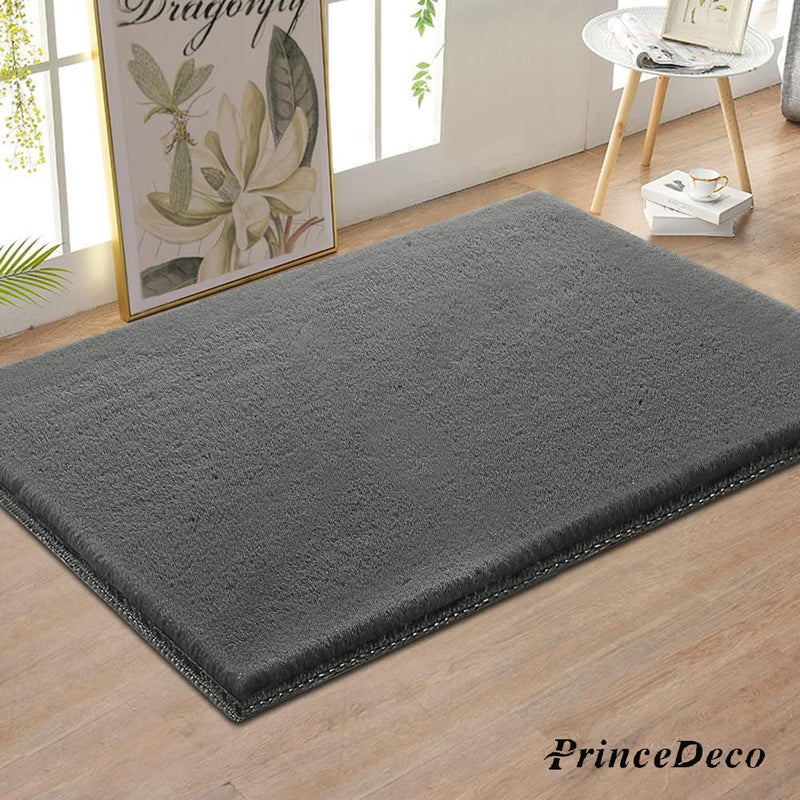 Prince Deco Area Rug Super Soft Faux Fur Rugs Carpets Furry Kids Room Nursery Rug Bedroom Living Room Carpet High Pile Throw Rug Shag Plush Rug for Dorm Room Teen Room Decor