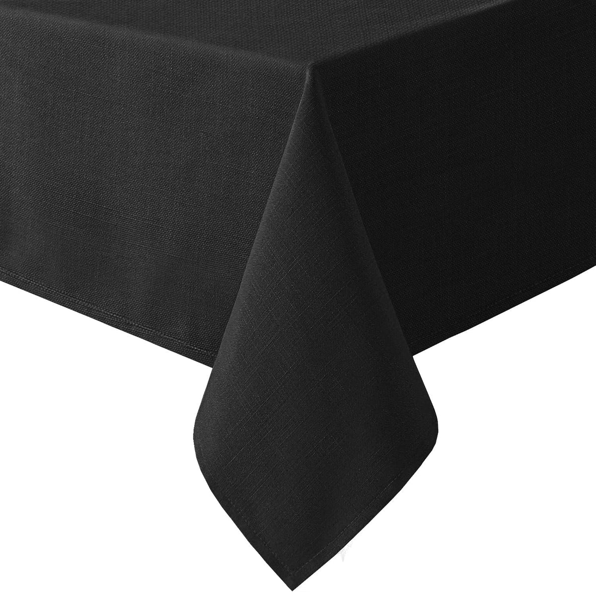 Linen Textured Table Cloths Premium Solid Tablecloth Spill-Proof Waterproof Table Cover
