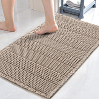 H.VERSAILTEX Absorbent Non-Slip Waffle Bath Mat – Quick Dry & Machine Washable