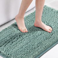 H.VERSAILTEX Bath Rug, Bath Mat Non Slip Bath Mats for Bathroom Floor, Bathroom Rug Extra Thick Chenille Rug Absorbent Soft Shaggy Washable Dry Fast Plush Rugs for Bathtubs