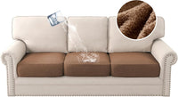 H.VERSAILTEX Waterproof Sofa Seat Cushion Covers Sofa Covers, Made of Looped Fleece Fabric Durable Sturdy (3 Pack)
