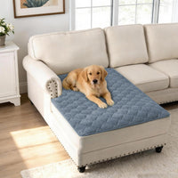 H.VERSAILTEX Chenille Couch Cover Fuzzy Sofa Cover Anti Slip Washable with Strap for Pets