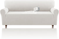 H.VERSAILTEX Jacquard Waterproof Sofa Slipcover – Stretch Couch Cover with Elastic Bottom