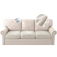H.VERSAILTEX Waterproof Sofa Seat Cushion Covers Sofa Covers, Made of Looped Fleece Fabric Durable Sturdy (3 Pack)