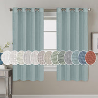 H.VERSAILTEX Elegant Natural Linen Blended Energy Efficient Light Filtering Linen Textured Curtains/Nickel Grommet Window Treatments Panels/Drapes