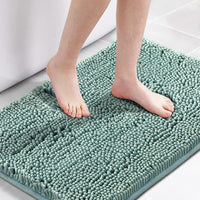 H.VERSAILTEX Bath Rug, Bath Mat Non Slip Bath Mats for Bathroom Floor, Bathroom Rug Extra Thick Chenille Rug Absorbent Soft Shaggy Washable Dry Fast Plush Rugs for Bathtubs