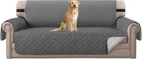 H.VERSAILTEX Sofa Protector for Dogs/Cats/Pets Sofa Slipcover Quilted Furniture Protector with Non Slip Elastic Strap Water Resistant Sofa Covers Couch Covers Seat Width: