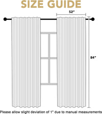 H.VERSAILTEX 100% Blackout Curtains – Back Tab Thermal Insulated Window Drapes, Set of 2