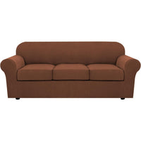 4 Piece Stretch Couch Covers for Cushion Couch Sofa Furniture Slipcovers