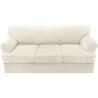 Sofa Slipcovers Thick Velvet Couch Cover Stretch T Cushion Sofa Covers Individual T Cushion Covers,