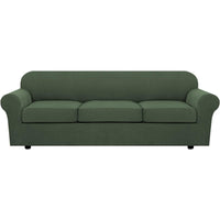 4 Piece Stretch Couch Covers for Cushion Couch Sofa Furniture Slipcovers