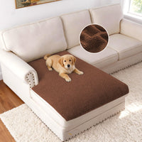 H.VERSAILTEX Non Slip Chenille Pet Couch Cover Thick Soft Washable Sofa Protector