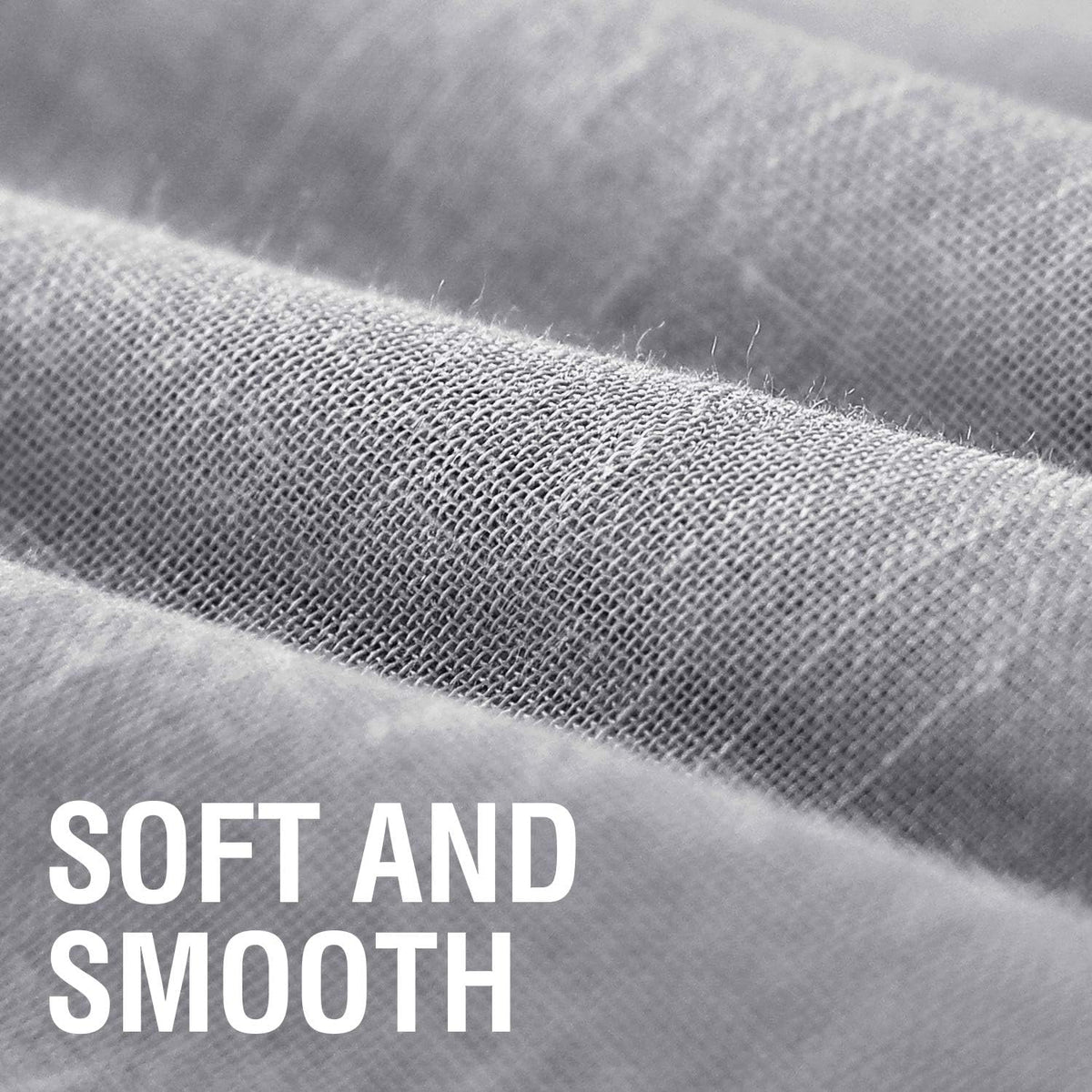 Linen Sheer Curtains Semi Sheer Light Filtering Silver Grommet 2 Panels product feature or detail image