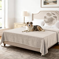 H.VERSAILTEX Non Slip Chenille Pet Couch Cover Thick Soft Washable Sofa Protector