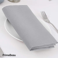 PrimeBeau Cloth Napkins Linen Textured Dinner Napkins Waterproof Extra Soft Thick Durable Reusable Napkins with Hemmed Edges