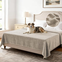 H.VERSAILTEX Non Slip Chenille Pet Couch Cover Thick Soft Washable Sofa Protector